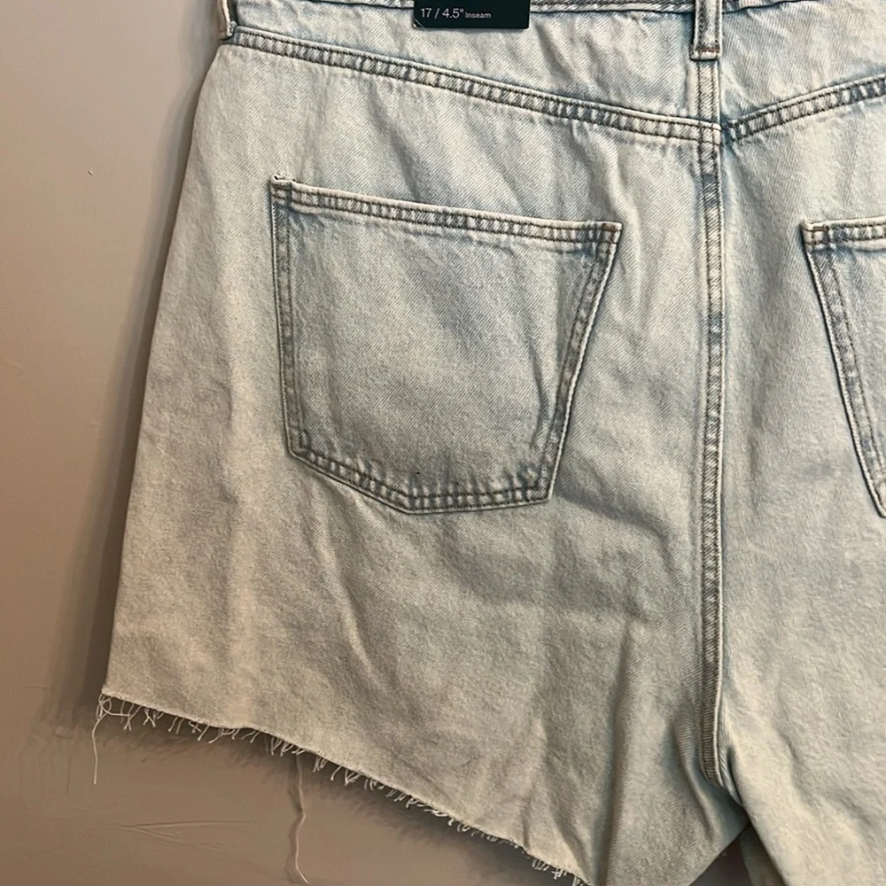 Wild Fable Button Fly Super High Rise Cutoff Shorts Size 17 NWT